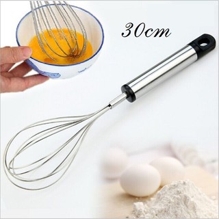 cây đánh trứng inox Que trộn bột đánh trứng bằng tay