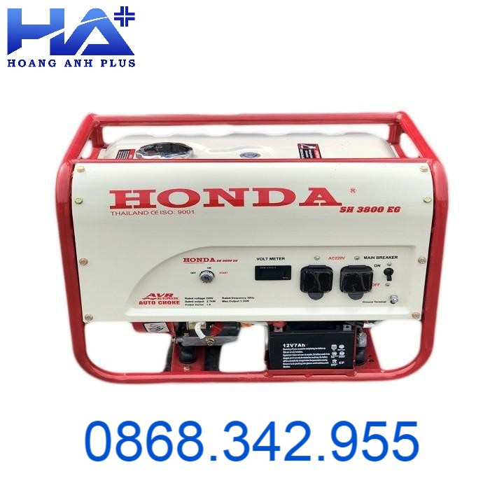 Máy Phát Điện Honda Chạy Xăng 3.2kw SH3800EG Có Đề