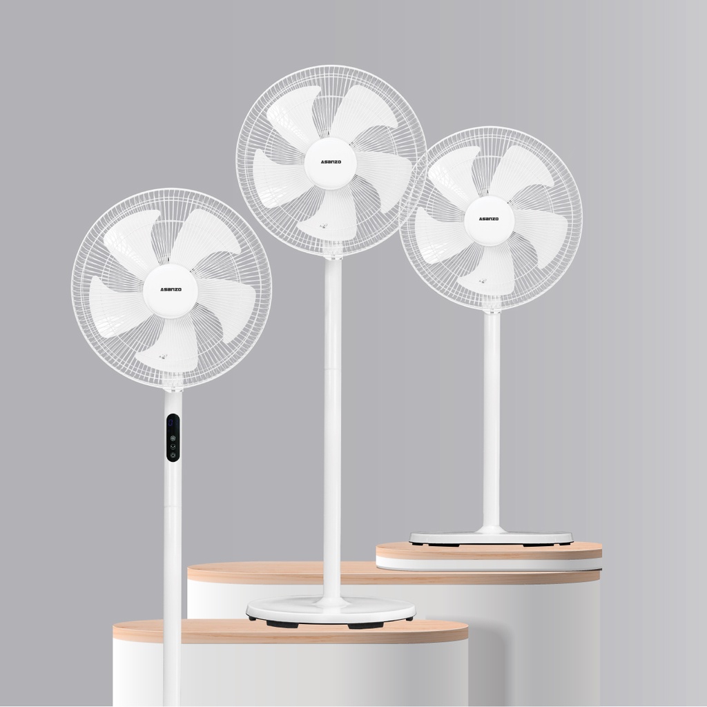 Quạt Đứng Cao Asanzo AM-520 Công Suất 50W Nút Điều Khiển Dạng Xoay, Sang Trọng Trong Phòng Khách