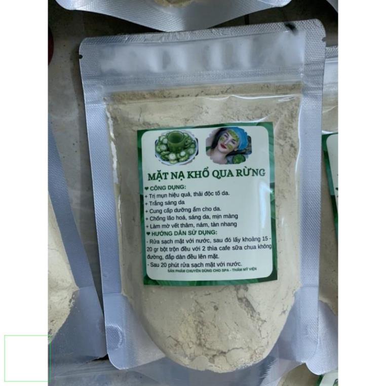 1kg bột mặt nạ mướp đắng, khổ qua rừng handmade