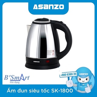 Ấm siêu tốc asanzo sk-1800