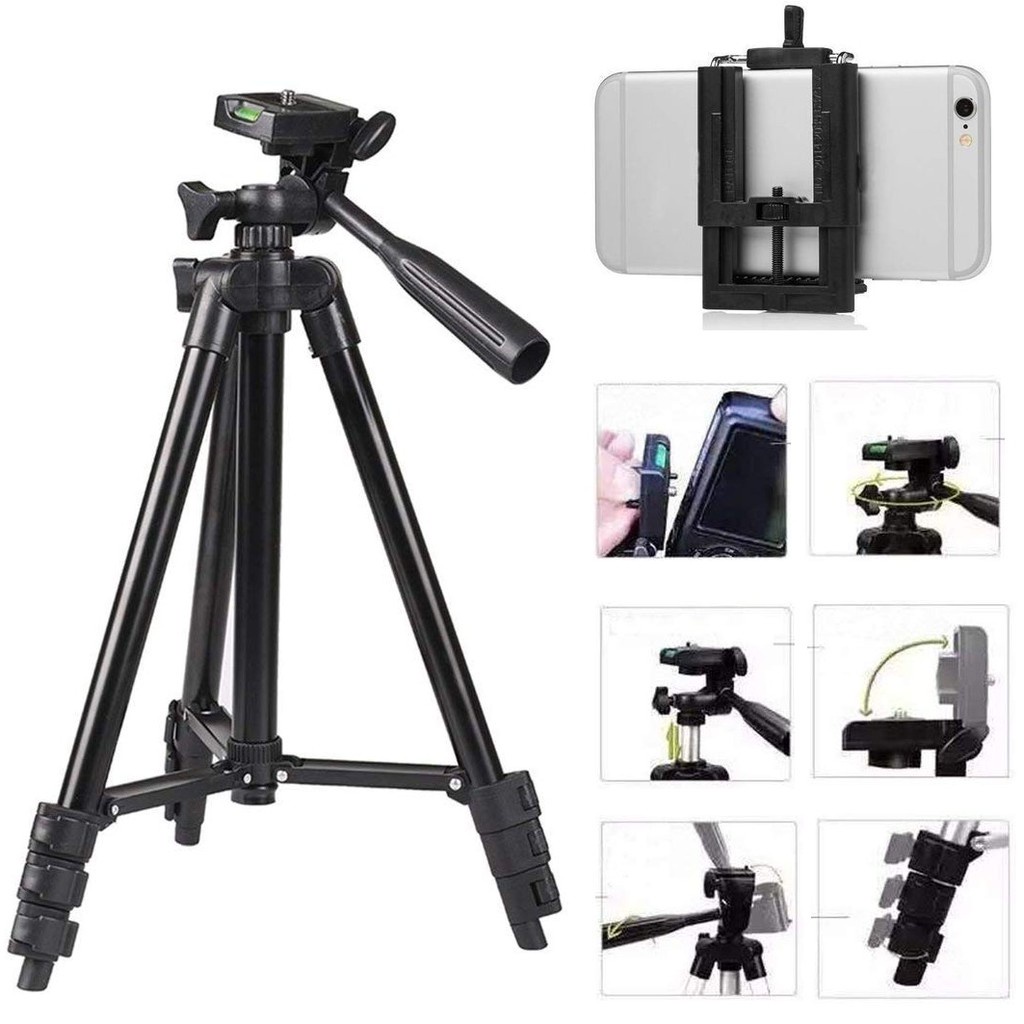 Tripod Điện Thoại | Giá Đỡ | Gậy Chụp Ảnh 3 Chân | Cây Chụp Hình Tự Sướng | Selfie Kết Hợp Remote Bluetooth TF 3110