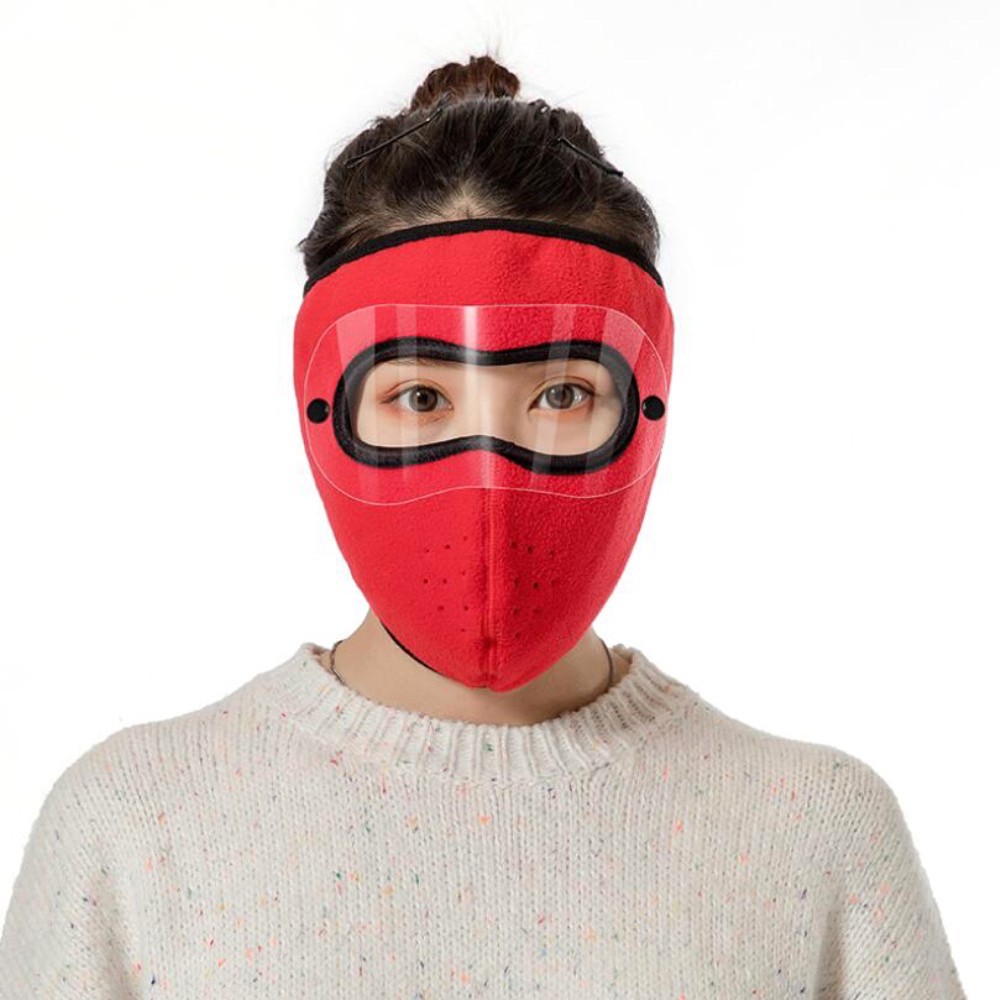 Khẩu trang ninja vải lót nỉ có kèm kính | BigBuy360 - bigbuy360.vn