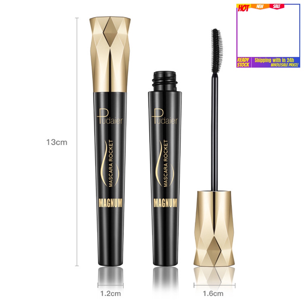 Mascara Pudaier 8ML Nhẹ Nhàng Chống Thấm Nước Chuốt Dài Và Cong Mi Tự Nhiên