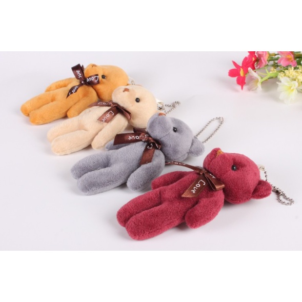 Gấu bông móc khoá dạng dây chuyền mini cực xinh - Nhíp Shop