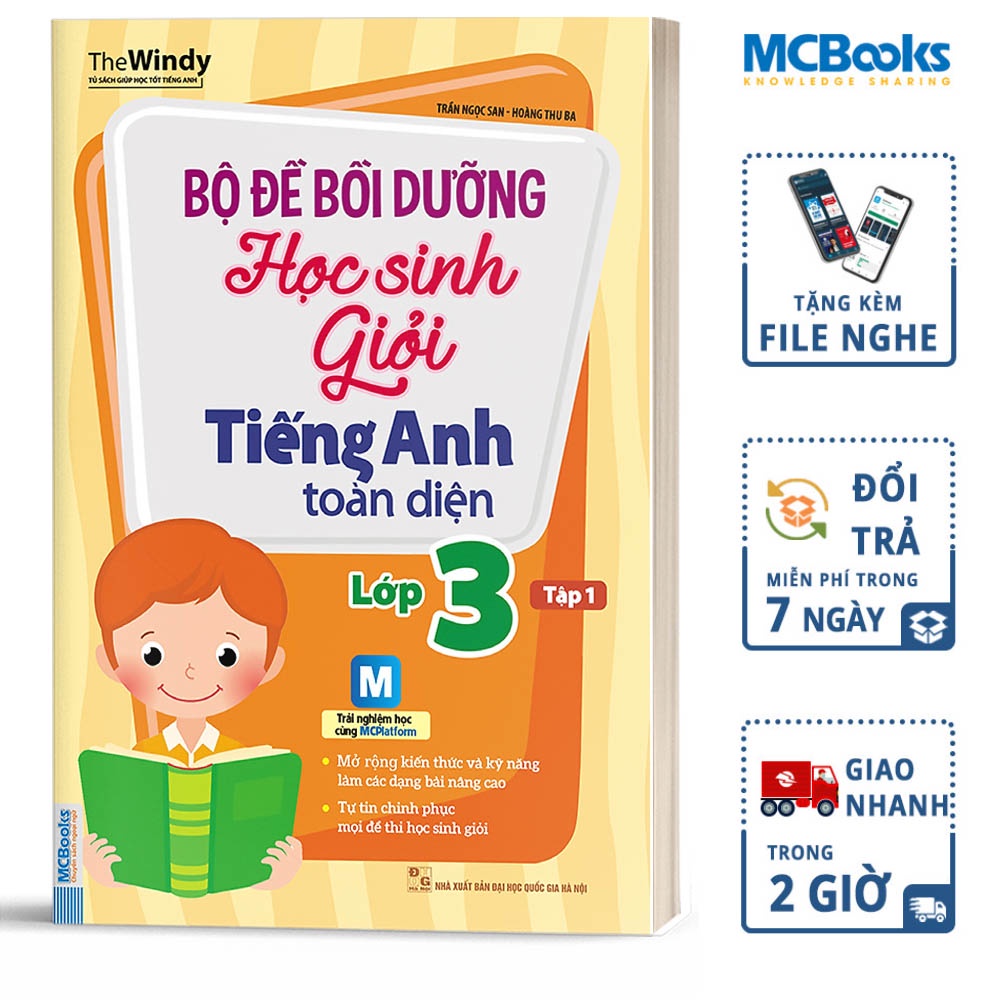 Sách Bộ Đề Bồi Dưỡng Học Sinh Giỏi Tiếng Anh Toàn Diện Lớp 3, Tập 1 Tái Bản