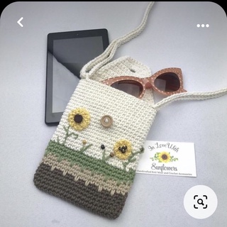 Túi đựng điện thoại móc tay handmade, túi mini cho nữ