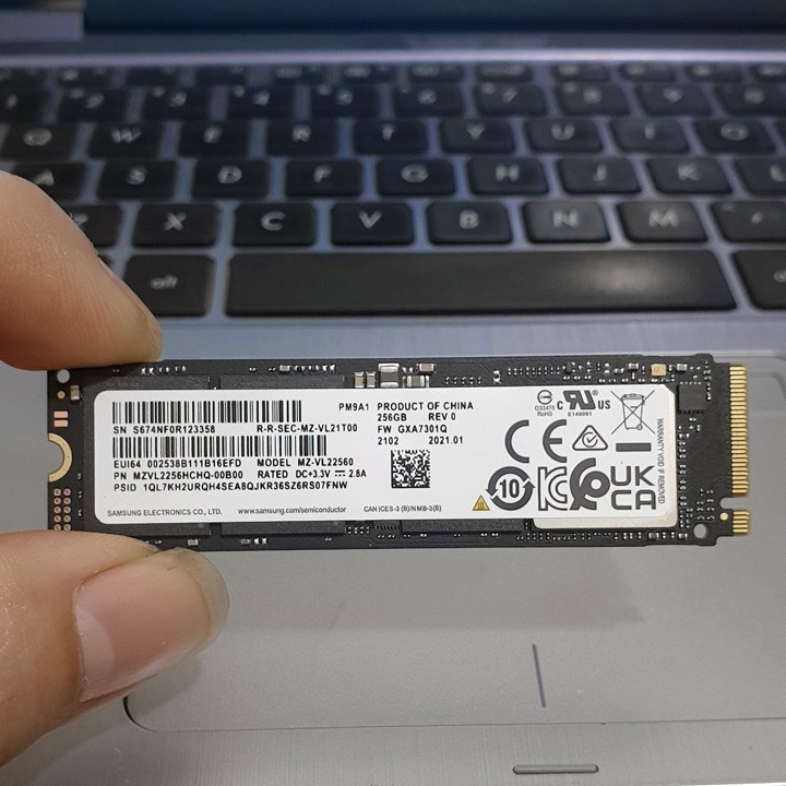 Ổ cứng SSD M.2 PCIe NVMe Samsung PM9A1 256GB - bảo hành 3 năm