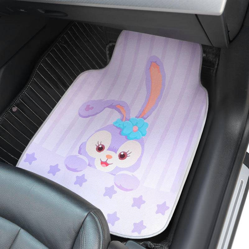 Thảm Lót Bảo Vệ Bàn Đạp Xe Hơi Họa Tiết Hoạt Hình Dễ Thương