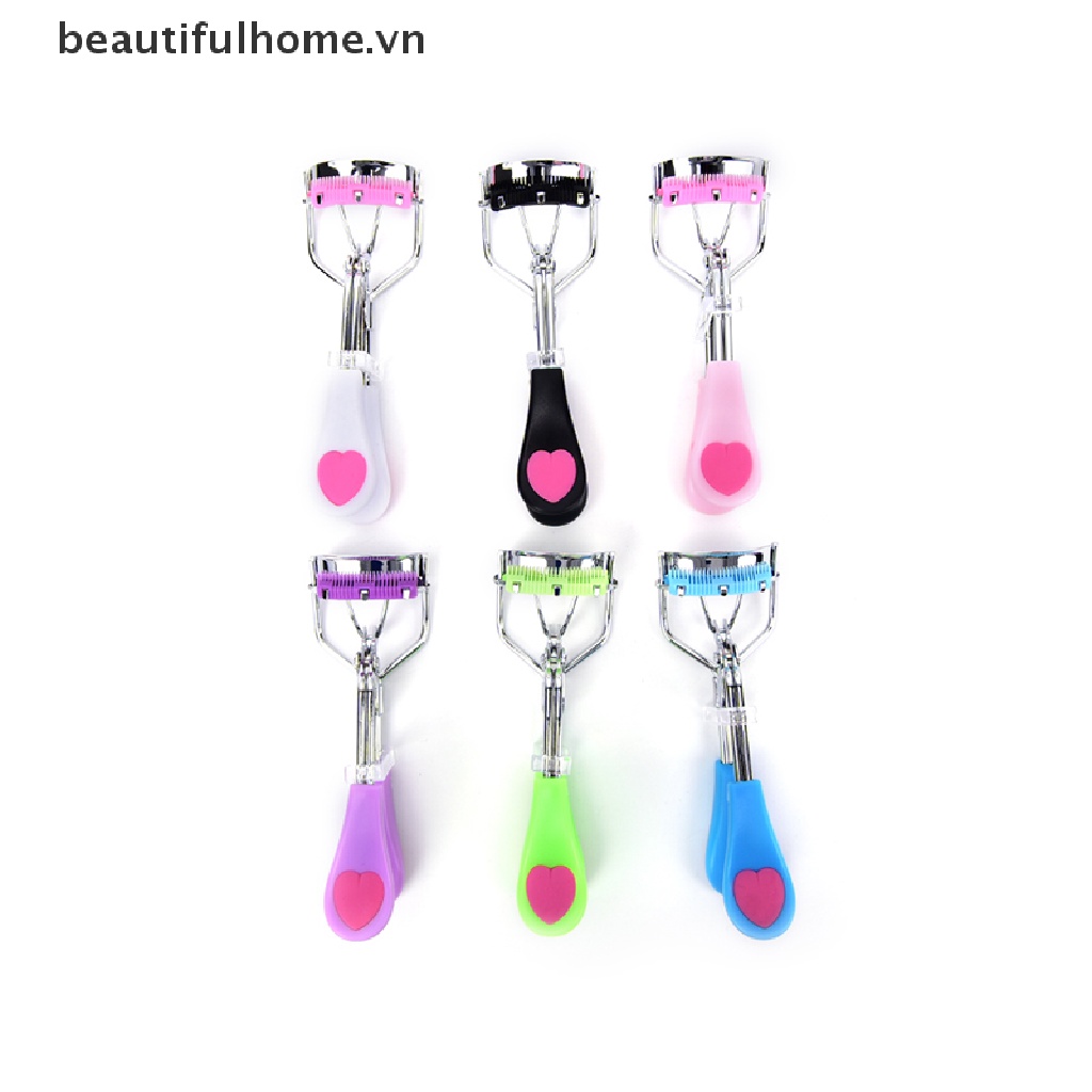 (Hàng Mới) Dụng Cụ Uốn Cong Lông Mi Cầm Tay Kèm Đầu Lược