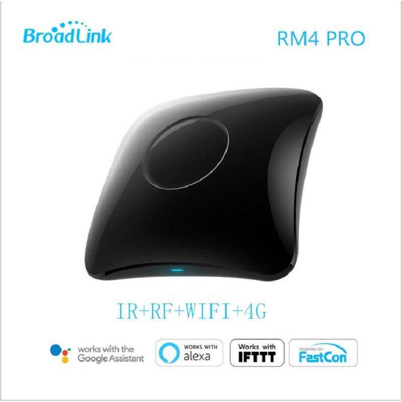 Broadlink Rm Pro 4 Bộ điều khiển hồng ngoại và RF thông minh cao cáp nhất 2020 bản quốc tế. Kết nối Google, Alexa, IFTTT