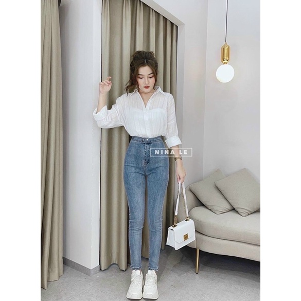 Sơ Mi lụa tay phồng