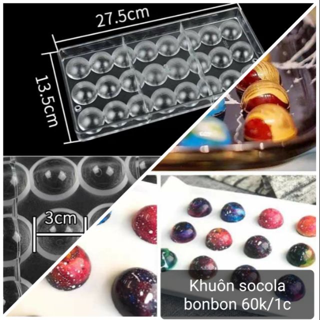 Khuôn socola bonbon