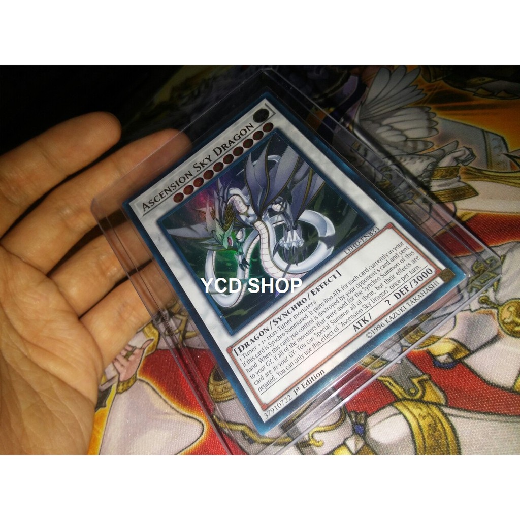 Thẻ bài Yugioh chính hãng Ascension Sky Dragon - Ultra Rare