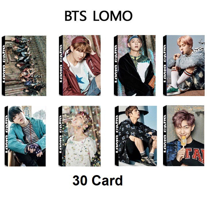 Lomo hình BTS - 1 [Đơn 50k tặng kẹp tóc Hàn Quốc cực xinh]