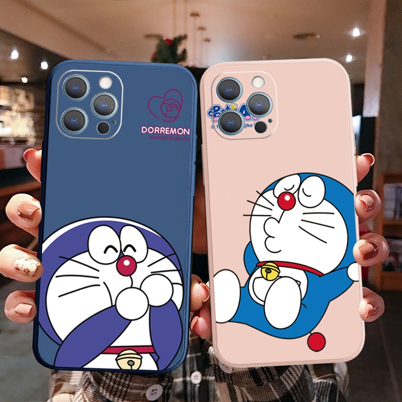Ốp Điện Thoại Silicone Mềm In Hình Doraemon Cho Redmi Note 10 9 Pro 9S 9A 10S POCO X3 M3 Pro 5G