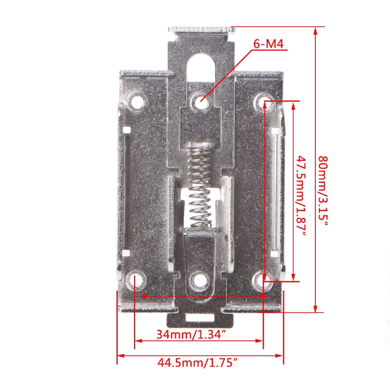 Bộ 3 rơ le thể rắn một pha SSR 35mm DIN cố định trên thanh trượt kèm 6 vít lắp đặt tiện dụng