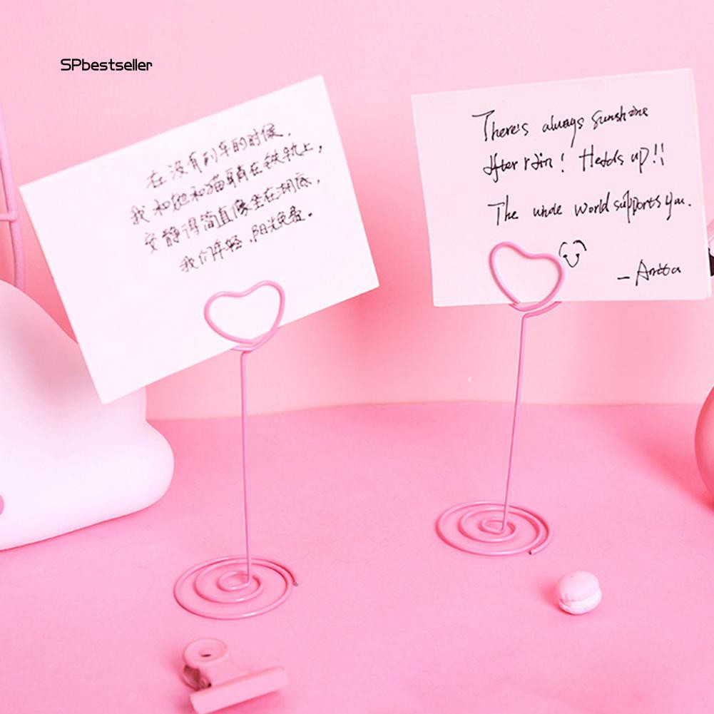 Giá đỡ kẹp ảnh hình trái tim lãng mạn