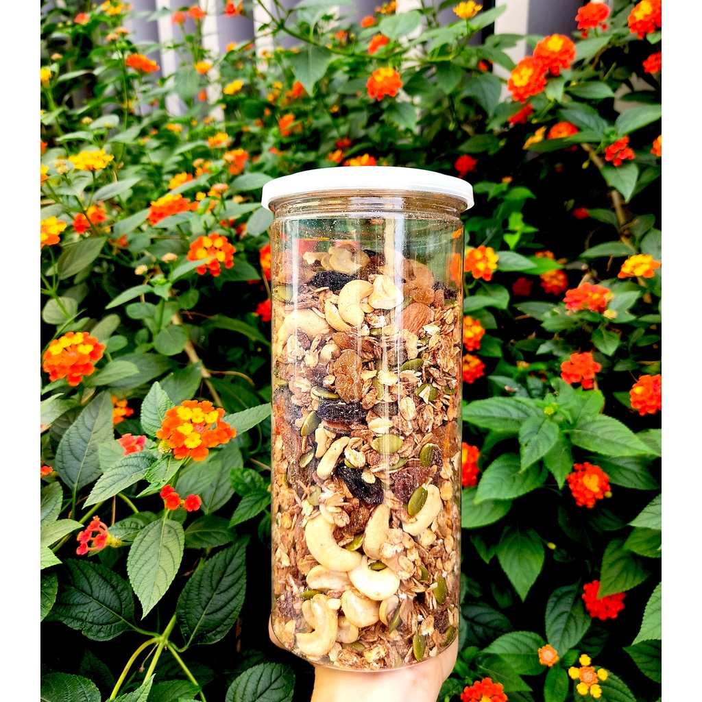 Granola Ăn Kiêng Không Đường Nhiều Hạt 500g - Vị Chocolate