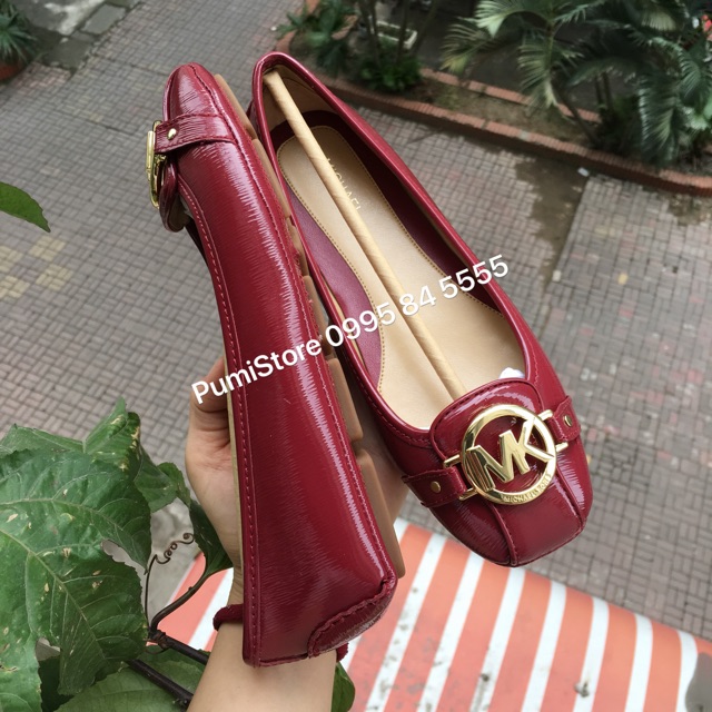 Giày Michael Kors Đỏ Mulberry Patent Leather