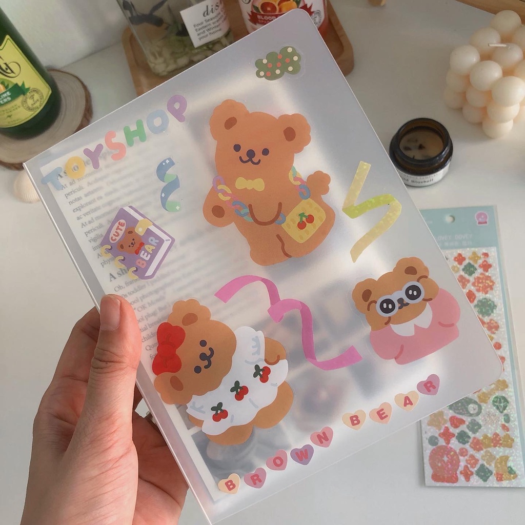 Album ảnh, sổ lưu trữ sticker size A6 40 sheet
