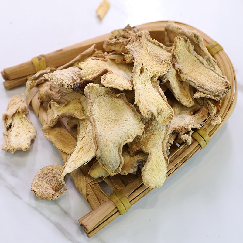 Gừng thái lát sấy khô - đẹp, không vụn, làm trà, gia vị, xông giảo cảm…| Bột Natural