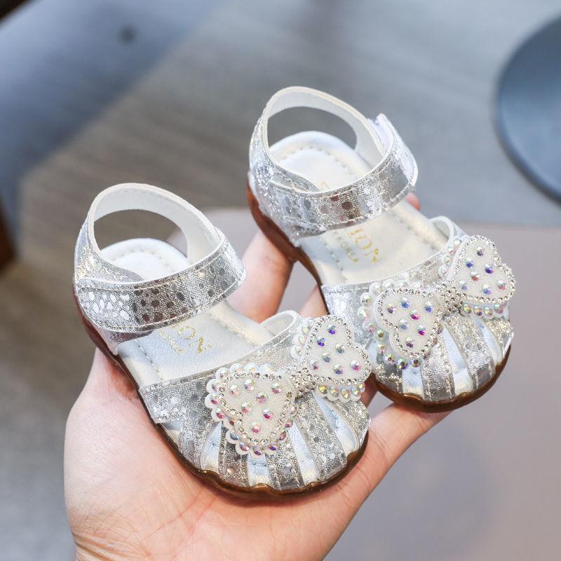 Sandal bé gái da bện giày tập đi Xăng đan công chúa cho bé 0-3 tuổi [DTD17]