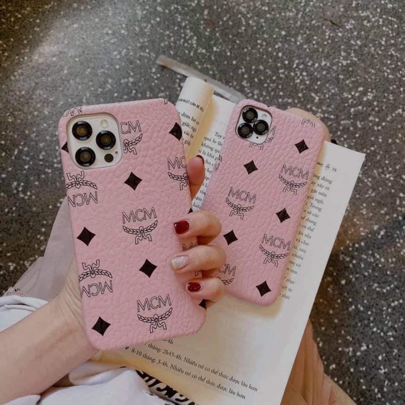 Ốp da IPhone MCM siêu sang - ốp cứng mcm 7plus/ X / Xsmax / 11/ 11pro /11promax/12 /12pro /12promax | BigBuy360 - bigbuy360.vn
