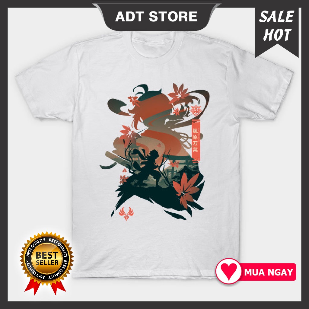 HOT🔥 Áo Phông Kaedehara Kazuha Genshin Impact mẫu mới cực chât