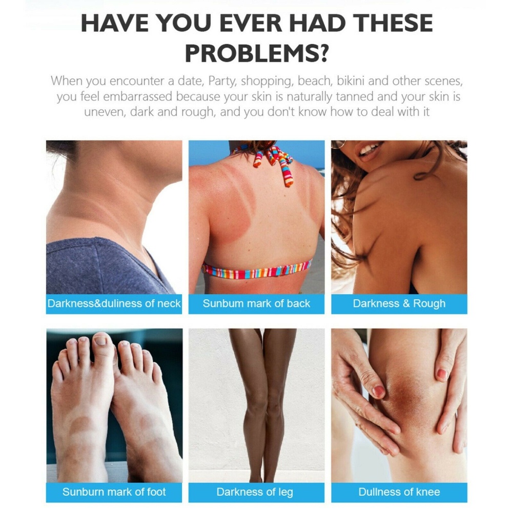 ♕Sauvasine Kem Làm Trắng Vùng Kín Làm Sáng Cải Thiện Vùng Dưới Cánh Tay Đầu Gối Bên Trong Đùi Mông Đốm Đen Ngay Cả Tông Màu Da Làm Ẩm Chăm Sóc Cơ Thể Upbest