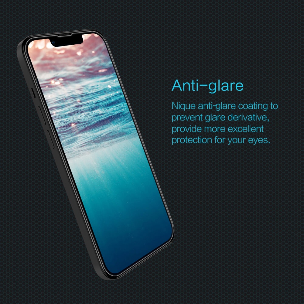 Kính cường lực không viền cho Smart iPhone 14 Pro Max ,14 Plus , 12 , 13 Max chính hãng Nillkin Amazing H tempered glass