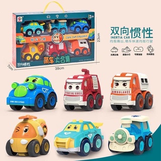 Set poli 6 xe chạy đà