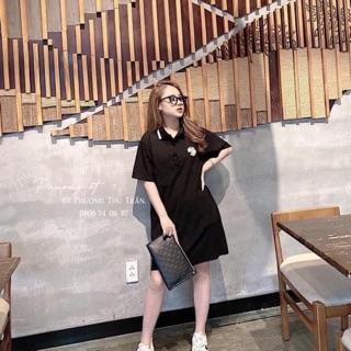 Đầm suông hoa cúc