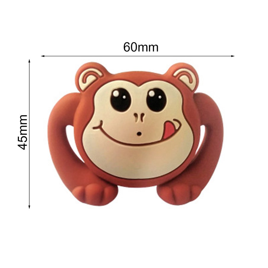 Ti giả mọc nướu bằng silicone hình dạng vui nhộn cho em bé