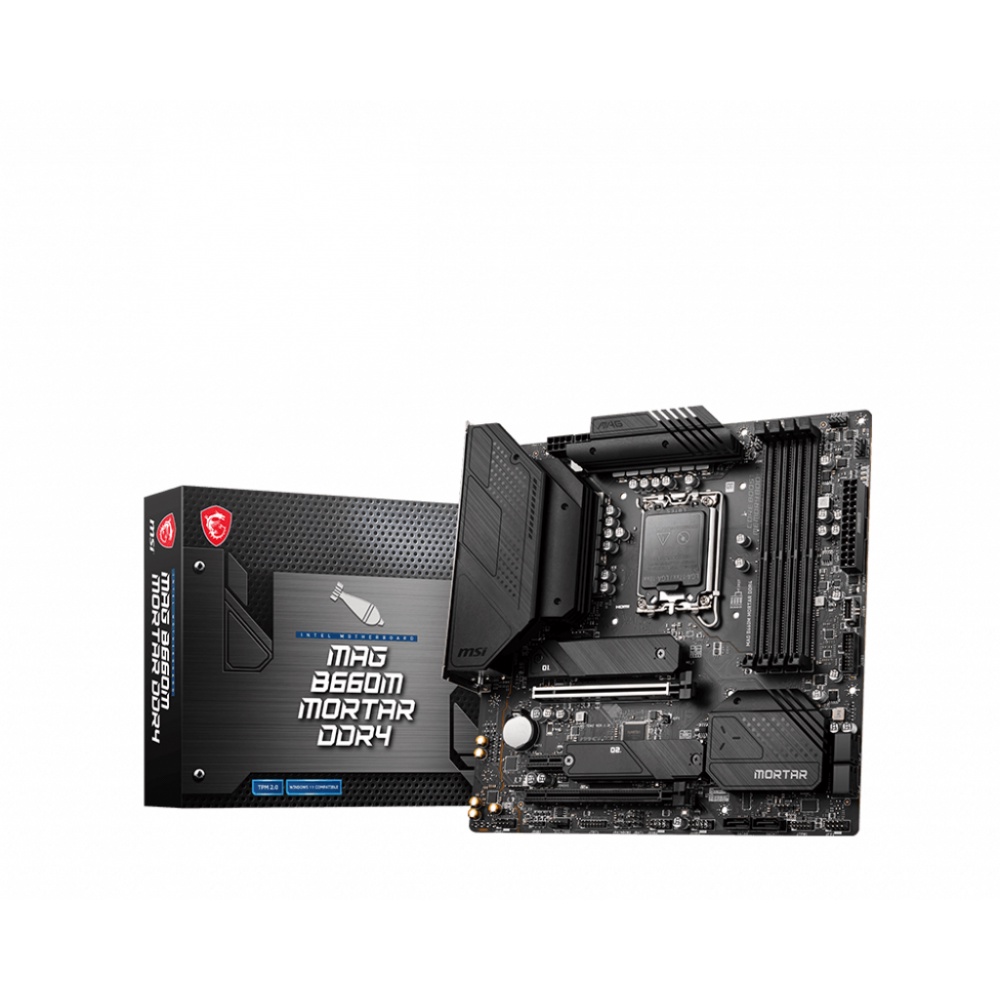 Bo mạch chủ Mainboard MAG B660M MORTAR DDR4 - New - Chính hãng - BH 36 Tháng - Nguyên hộp