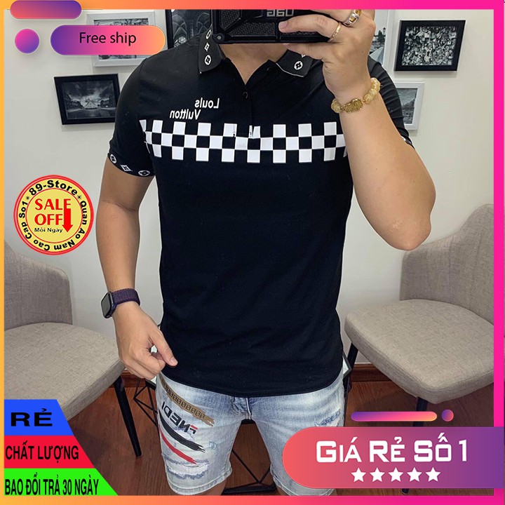 Áo Thun Nam Tay Ngắn Có Cổ Cao Cấp Thích Hợp Moi Lứa Tuổi Cam Kết Về Chất Lượng 🌟GIÁ RẺ NHẤT🌟
