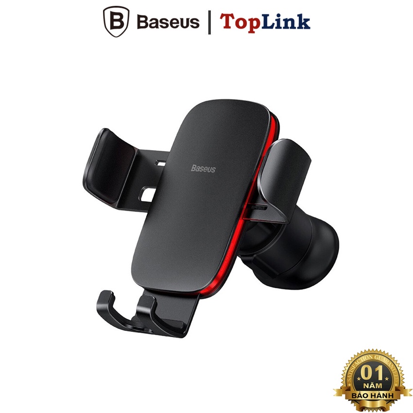 Kẹp Điện Thoại Giá Đỡ Điện Thoại Trên Ô Tô Xe Hơi Gắn Cửa Gió 2 Chiều Ngang Dọc Baseus Metal Age II Sang Trọng Hiện Đại