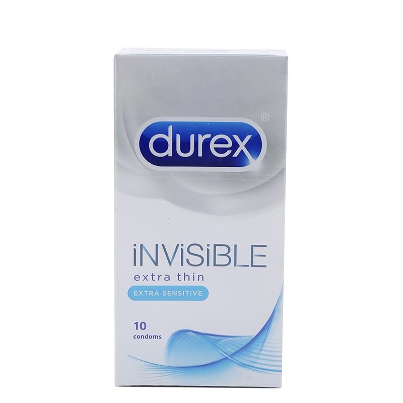 Bao cao su Durex Invisible ( hộp 10 bao ) - An toàn, sức khoẻ Mabu Shop