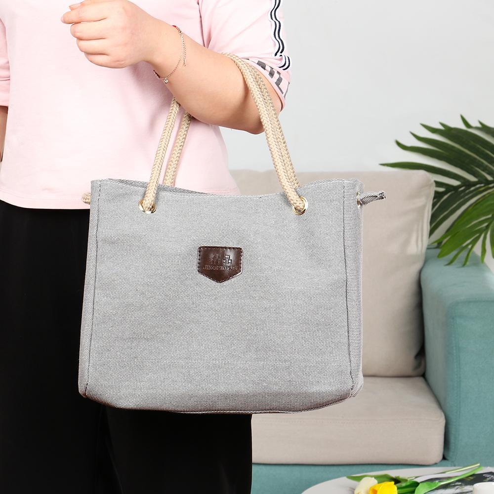 UUMIR Túi Xách Canvas Đựng Cơm Trưa In Họa Tiết Sáng Tạo