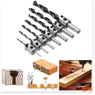 Bộ 7 mũi khoan gỗ doa lỗ vít