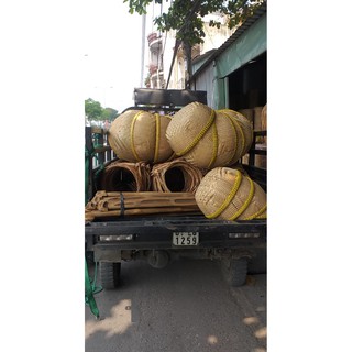 Thúng tre trang trí 45cm - hàng thủ công