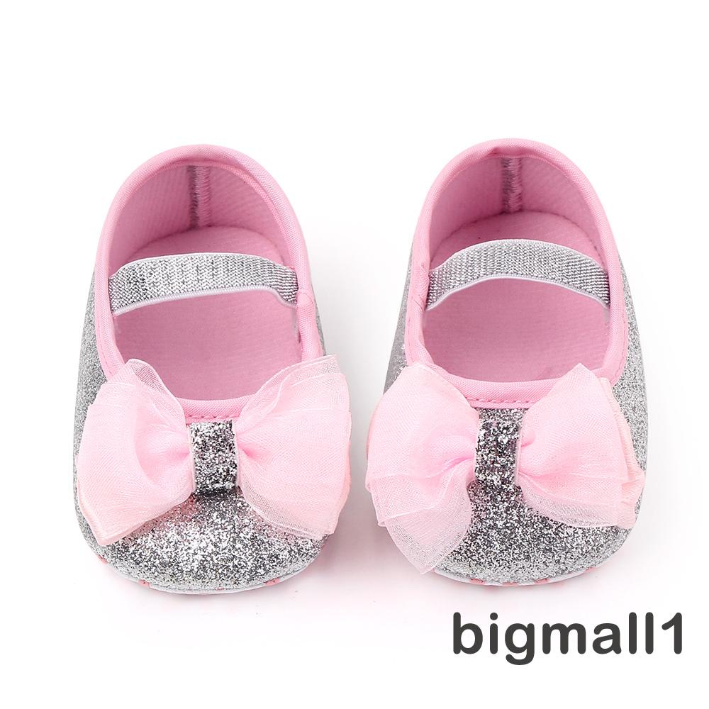 Giày Búp Bê Đế Mềm Chống Trượt Xinh Xắn Dành Cho Bé Gái