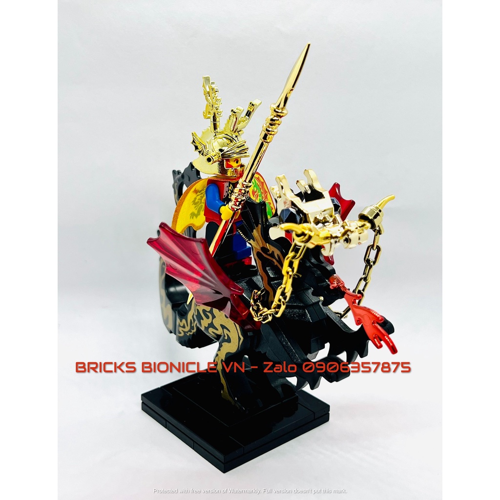 LEGO MINIFIGURES - ĐỒ CHƠI XẾP HÌNH LEGO MINIFIGURES - DRAGON KNIGHT & GOLDEN DRAGON PLUME