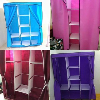 Tủ vải khung sắt 3 buồng 8 ngăn