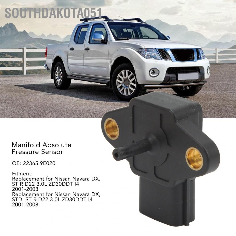 Southdakota051 Southdakota051 MAP Manifold Absolute Pressure Sensor 22365 9E020 Replacement for Nissan Navara DX ST R D22 3.0L ZD30DDT I4