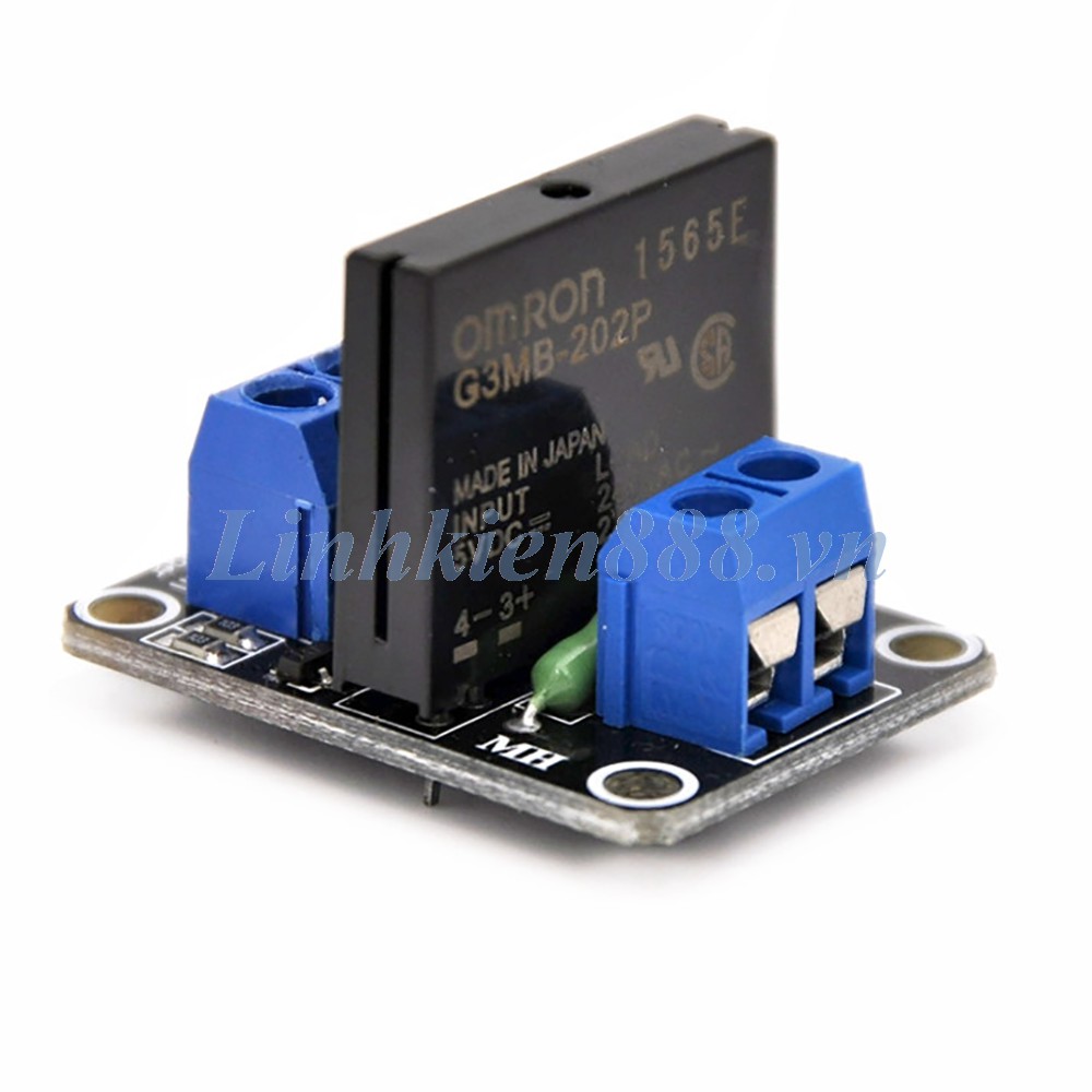 Module Relay Bán Dẫn Vào 5V Ra 250V 2A 1 Kênh