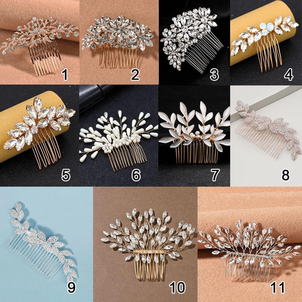 Lược Cài Tóc Handmade Hình Hoa Xinh Xắn MIHAN1 Dành Cho Cô Dâu