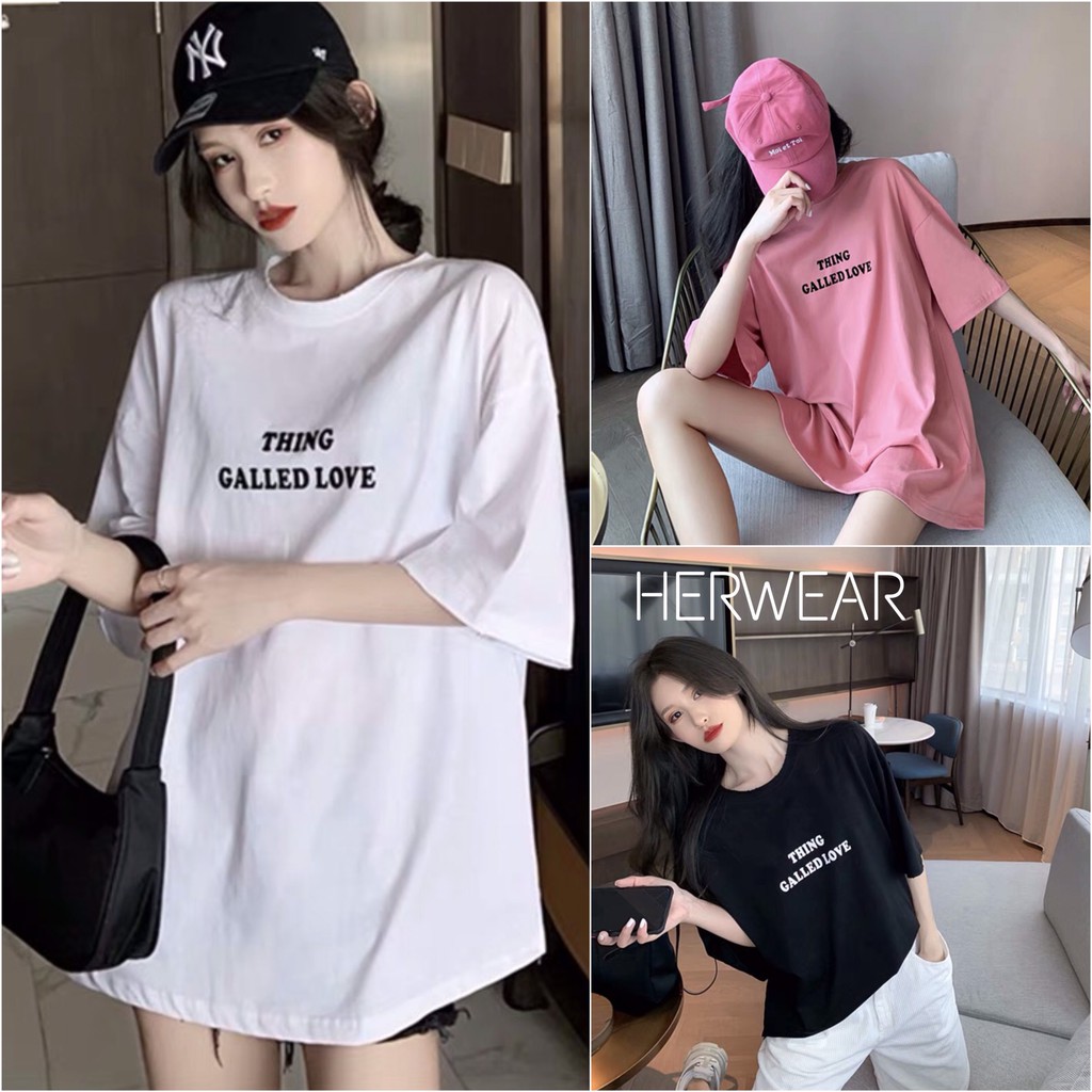 Áo Thun Nữ form rộng, Áo phông nữ dáng rộng mốt dấu quần | BigBuy360 - bigbuy360.vn