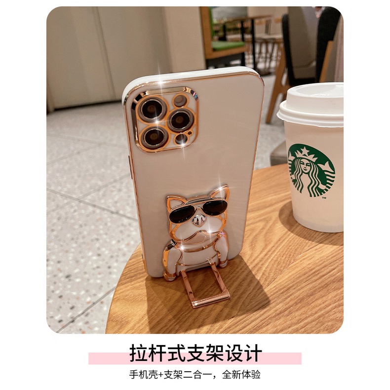 Ốp Điện Thoại Hình Chú Chó 3d Cho iPhone 6 plus 6s plus 7 plus 8 plus xs max xr 11 pro max 12 pro max 13 pro max 14 plus 14 pro max