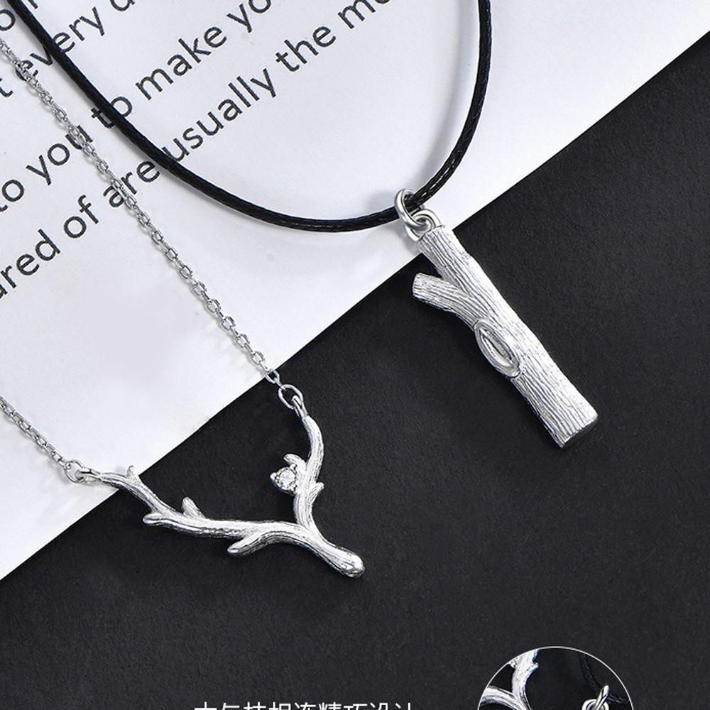 ANEMONE Vòng Cổ Dây Da Đơn Giản Thời Trang Cho Cặp Đôi